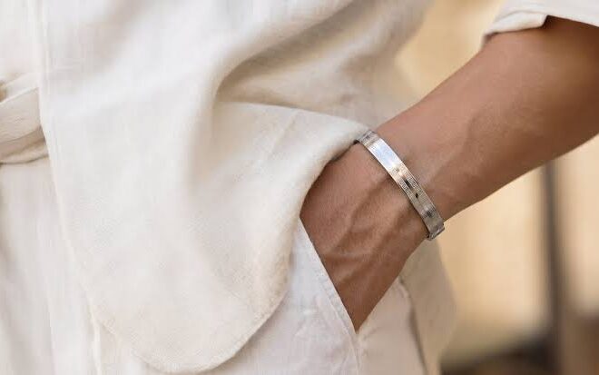 Silver Kada for Men Benefits and Readymade Nauvari Saree Style Guide